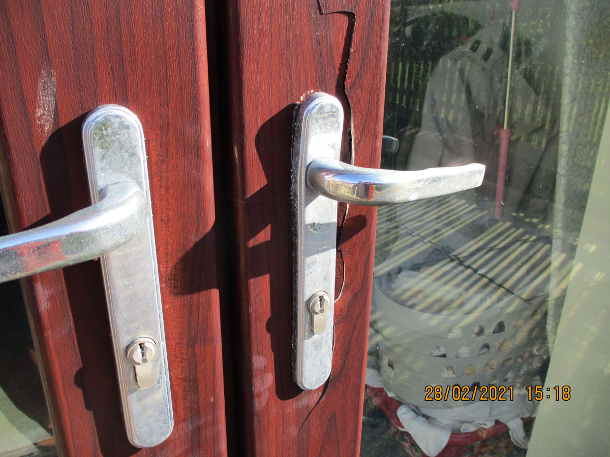 External door damage